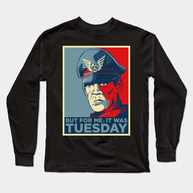 M Bison : But For Me, It was Tuesday Long Sleeve T-Shirt by horrucide@yahoo.com